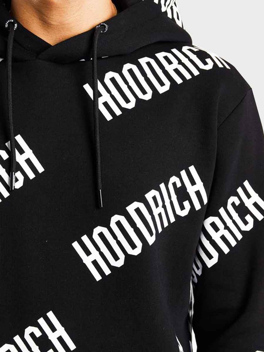 Hoodrich OG Repro Large Logo Hoodie - Black/White | Spiralseven